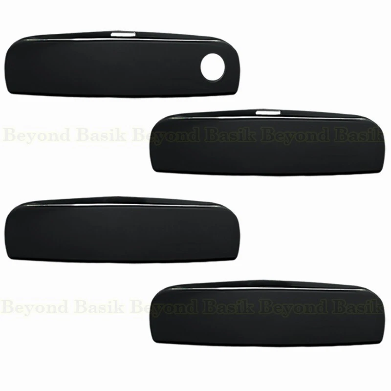 For 2011-20 2021 2022 2023 Dodge Charger Door Handle COVERS Overlays GLOSS BLACK - Image 3 of 3