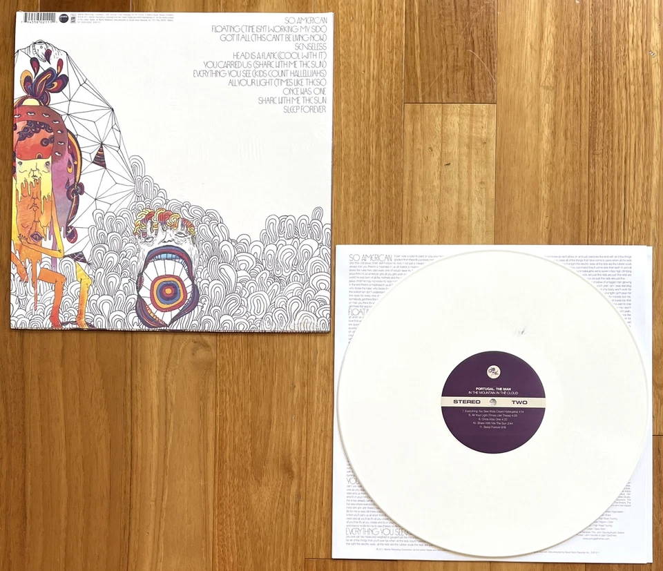 PORTUGAL THE MAN In The Mountain SEALED White Vinyl LP (1st Press) circa survive - Image 2 of 2