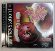Ten Pin Alley Sony PlayStation 1 PS1 Black Label CIB Tested and Working