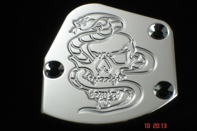 YAMAHA RAPTOR 250 350 660 700 700R SKULL COBRA BILLET ALUMINUM THROTTLE COVER