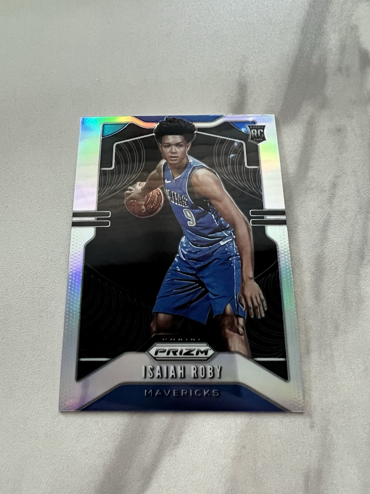 2019-20 Panini Prizm #283 Isaiah Roby Prizms Silver Dallas Mavericks (M)
