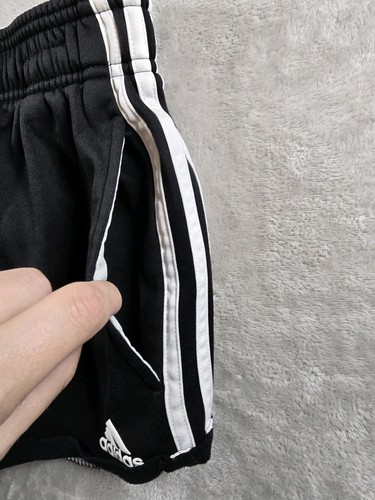 Adidas Shorts Youth Girls L 14/16 Black Running Gym Soccer 2" Inseam C85KU - Picture 2 of 10