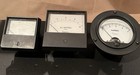Lot Of 3 Vintage Analog Simpson AC Voltage & Amperes Meters  UNTESTED!   USA — photo 1