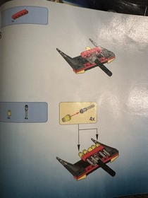 LEGO 5980 Space Police: Squidman's Pitstop INSTRUCTION MANUALS BOOKLETS ONLY 1-2