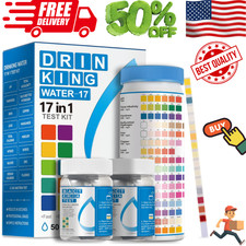 Drinking Water Test Strips 17 in 1 50 Strips  2 Bacteria Tester Kits, Complete