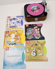 Fisher Price Rockin Record Player Complete with 5 Records works .