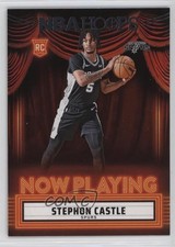 2024-25 Panini NBA Hoops Now Playing Stephon Castle #16 2r3