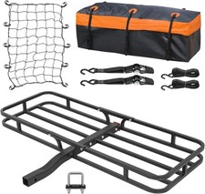 53 X 19 Hitch Mount Cargo Carrier Basket 500lb Capacity With Hitch Stabilizer 53 X 19 Hitch Mount Cargo Carrier Basket 500lb Capacity With Hitch Stabilizer