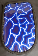 Case Logic 20 CD DVD Disc Storage Zip Close Soft Case Wallet Lightening Bolts