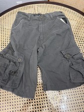 Ecko Unltd Olive Green Cargo Shorts Youth Size 18 Y2K