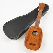 Kamaka Used Ukulele Pineapple Soprano White Label Made By 80-90