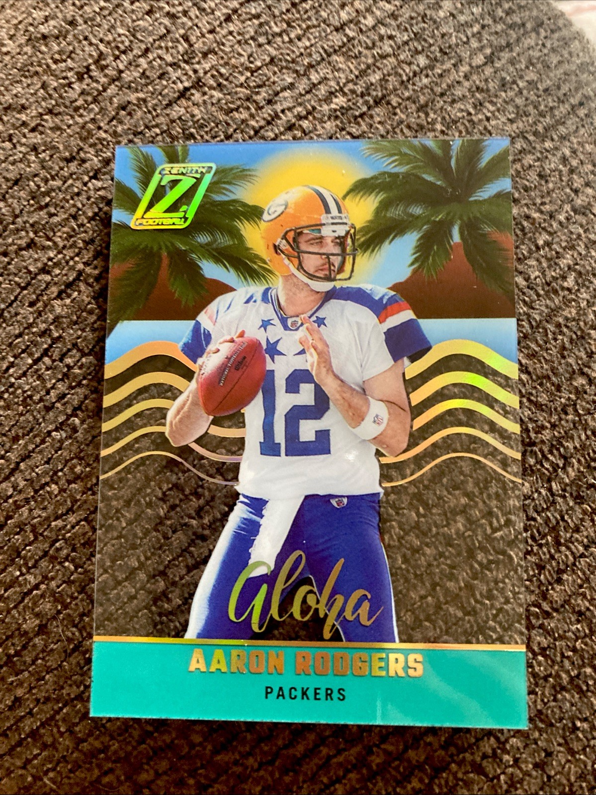 2022 Panini Zenith - Aloha Aaron Rodgers #AL-20 SSP Rare Case Hit Packers