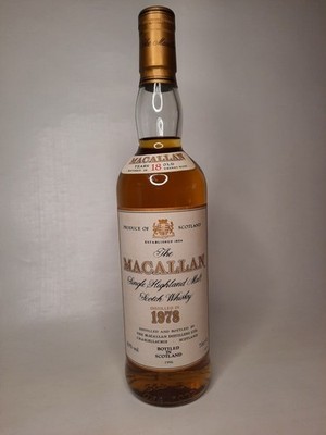 Macallan 1978/1996, 18 YO Single Malt Scotch