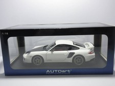 Auto Art 1/18 Porsche 911 GT2 RS 997 White Diecast Model Car