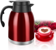 54Oz Thermal Coffee Carafe, Stainless Steel Insulated Thermal, Double Wall Vacuu