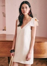 Sézane Pink dress with bow on the shoulders Size 36