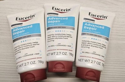 3X EUCERIN Advanced Repair Hand Cream - 2.7 fl oz