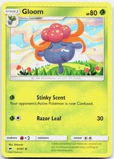 Gloom 5/147 Uncommon Burning Shadows Pokemon NM/LP