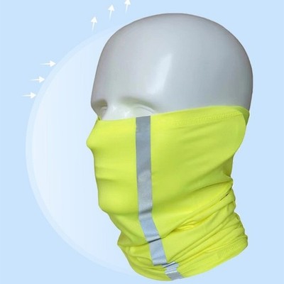 Face Mask Reflective Strips Sweat Absorbing Night Activity Face Cover Mask
