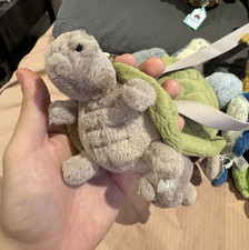 Timmy Turtle Turtle Plush Keychain Bag Charm Cute Collectible Jellycat - NWT