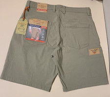 Weatherproof Men' Comfort Tech Utility Short Multipockets Flex Waistband All SZ