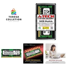 16GB 3200 MHz SODIMM PC4-25600 PC4-3200AA CL22 Non-ECC Laptop RAM Memory Module