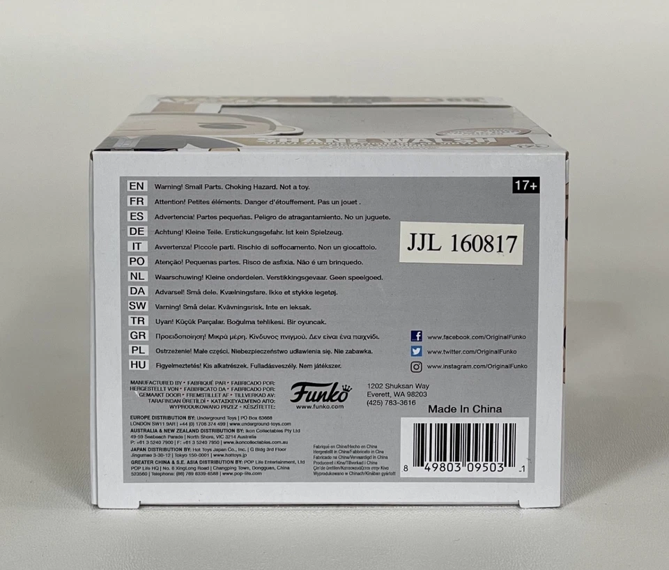 Funko Pop AMC The Walking Dead #369 Shane Walsh 2016 exclusivo de NYCC - caja dañada Foto 4 de 4