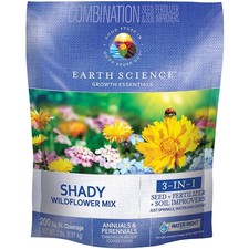 Earth Science Grown Essentials Wildflower Shady Mix, 3-in-1 Formula - 2lb bag 9.03 per gallon