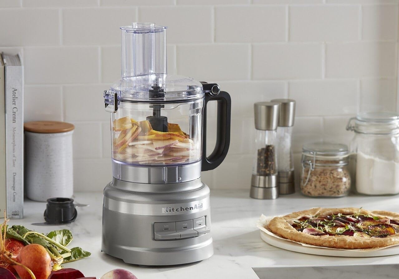KitchenAid 7-Cup Food Processor Plus |-Contour Silver