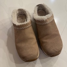 Merrell Womens Encore Ice 4 Suede Faux Fur Lined Clogs Tan J006014 Size 8.5