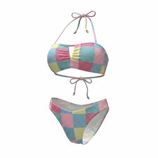 Vineyard Vines Patchwork Whale Bikini Swimsuit Set Size Small