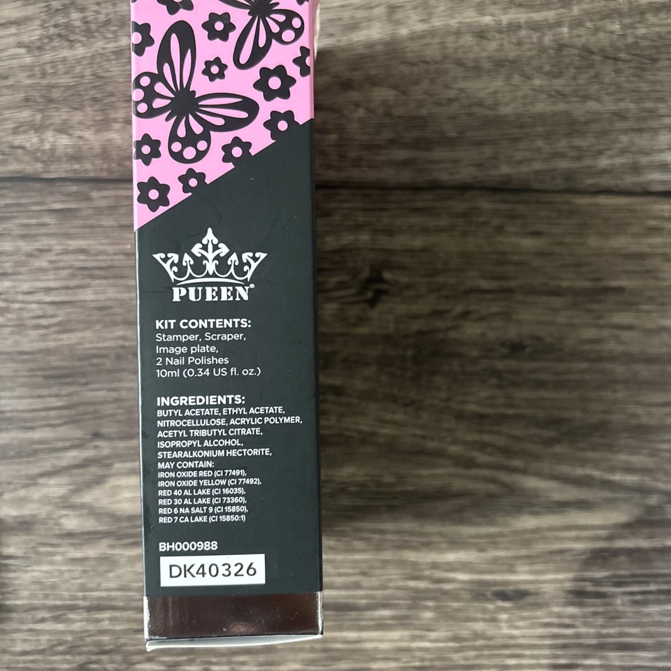 Kit de diseñador de estampillas de arte en uñas PUEEN, placa de estampado de metal 12 patrones #DK31108 Foto 3 de 4