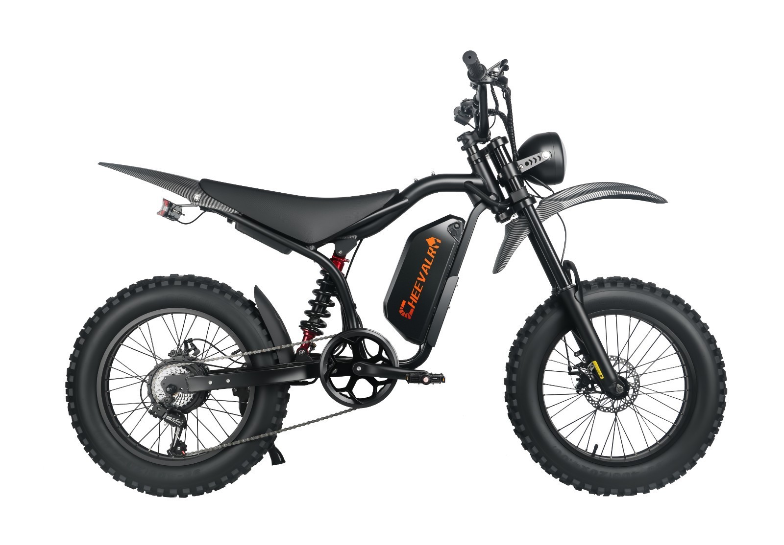 6000W E-Motorcycle 20'' 20AH 32AH 52V Electric Dirt Bike  37MPH E-Mountain Bike