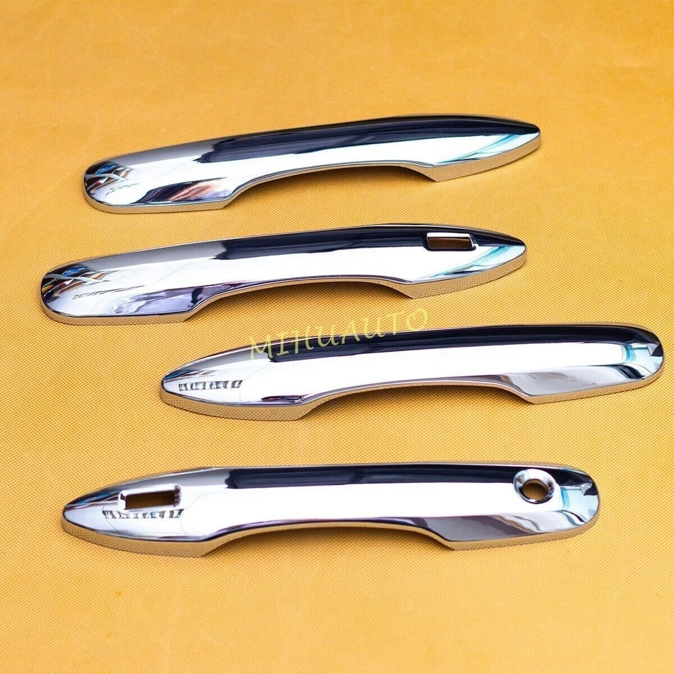 Cubierta de tira de manija de puerta cromada + embellecedores de taza de cuenco para Toyota Yaris Cross 2021-2025 Foto 3 de 4