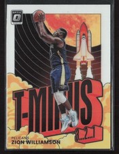 Zion Williamson 2021-22 Donruss Optic #1 T-Minus 3...2...1 New Orleans Pelicans