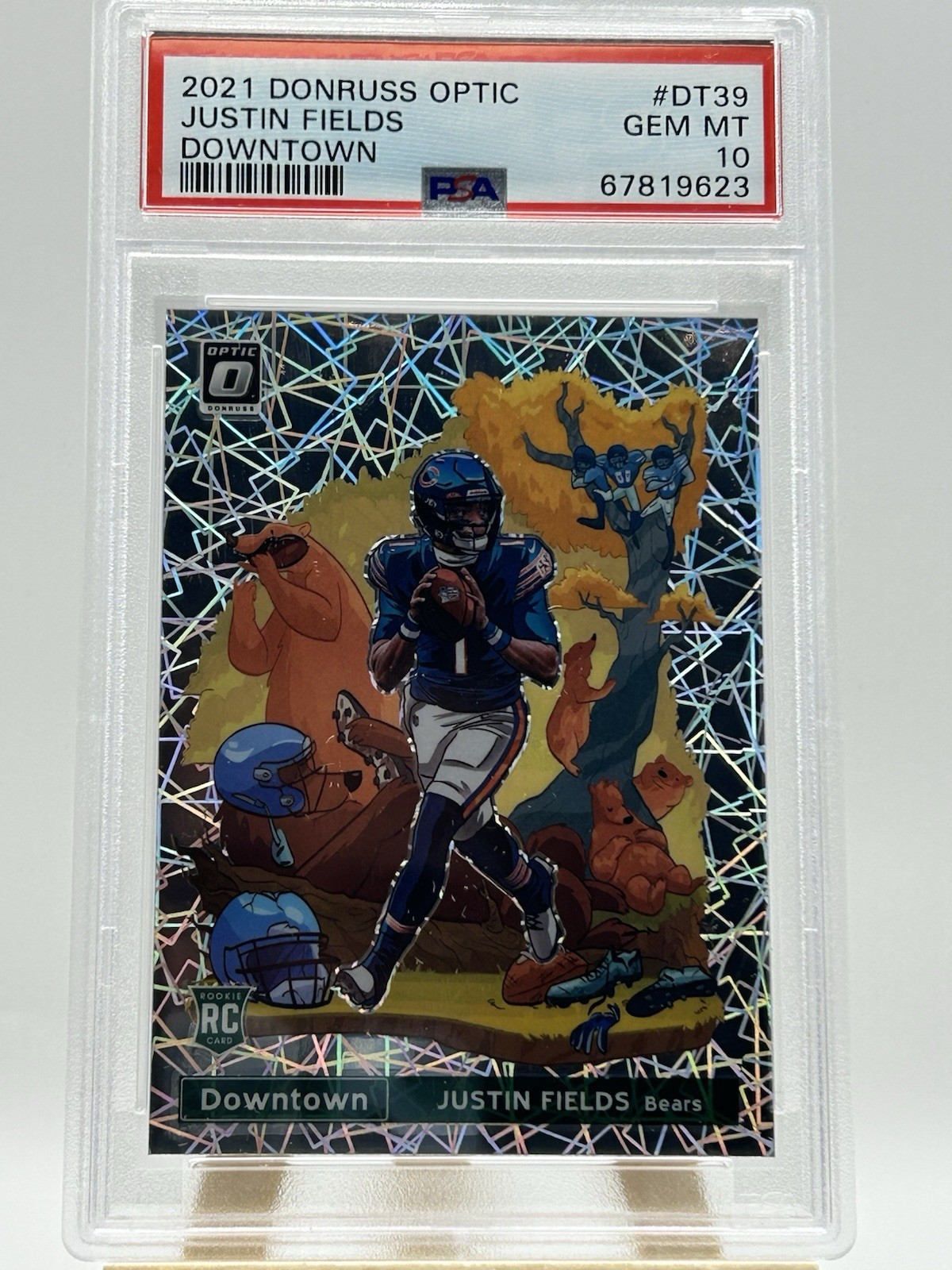 Justin Fields Panini Donruss Optic Downtown #DT39 Base