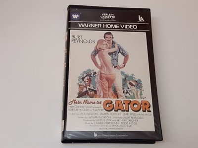 Mein Name ist Gator 1976 VHS German PAL Warner Home Video Großbox Burt Reynolds