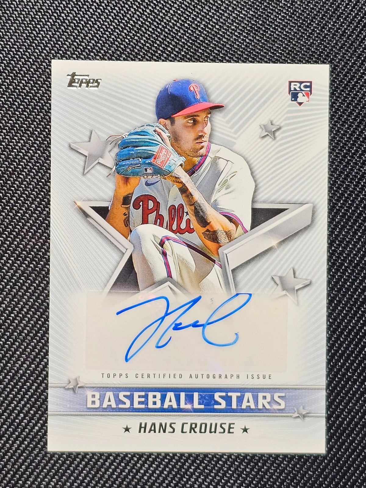 2022 Topps Series 1 - Baseball Stars Autographs Hans Crouse #BSA-HC (AU, RC)