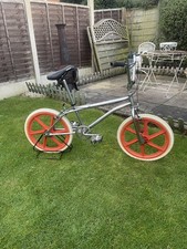 Freestyle chrome bmx bike used nice bike oddessy/Skyways for light restoration