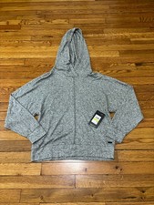 Marc New York Womens Performance Hoodie Sweatshirt Sz Medium Gray Zip Up NWT 59