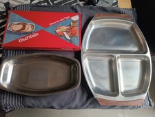 Tischfein Edelstahl Aufschnittplatte WMF Erzeugn.+ Aufschnittservierplatte