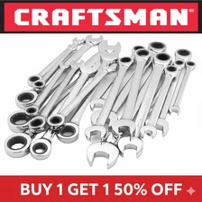 NEW CRAFTSMAN Ratcheting Combination Wrench 12-pt SAE METRIC PICK YOUR SIZE