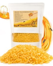 Beeswax Pellets 2LB 32 oz , Organic Yellow Bees Wax for DIY Candles, Beeswax ...
