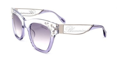 Blumarine Sonnenbrille SBM767S Crystal violet 50/24/135 Damen