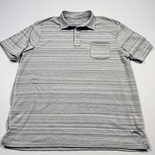 Tommy Bahama IslandZone Polo Shirt Mens Large Stripe Performance Golf Casual