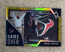 2020 Panini Phoenix Andre Johnson Game Over Yellow /75!