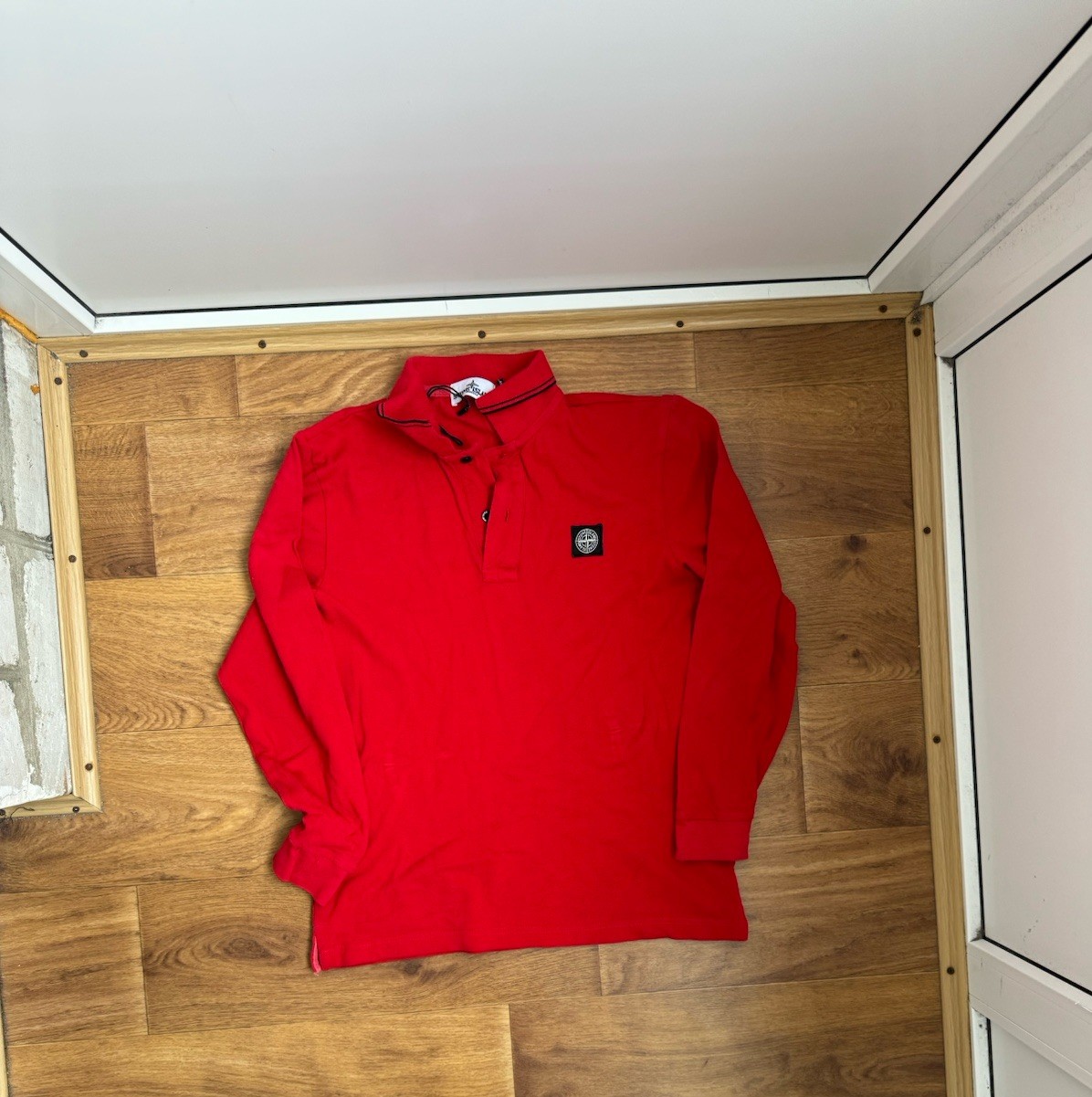 Stone Island Polo Shirt Size M Regular Fit Long Sleeves  Medium