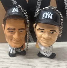 Vintage Babe Ruth Lou Gehrig Key Chains (No Sound)