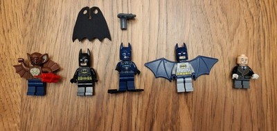 Lego DC Superheroes Batman, Penguin & Man-bat lot of 5 minifigures