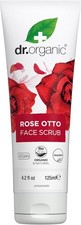 Dr Organic Rose Otto Face Scrub, Exfoliating, Mature Skin, Mens, Womens